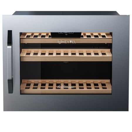 Винный шкаф Meyvel MV22-KSB1 встраиваемый в колонну