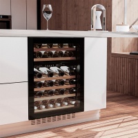 Винный шкаф Meyvel MV46NH-KBT2 двухзонный под столешницу (со скрытой ручкой)