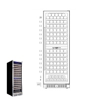 Винный шкаф Temptech WP180DCS