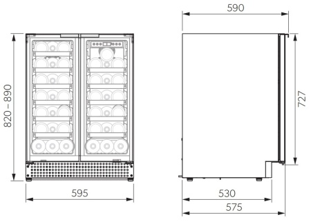 Винный шкаф Dometic D42B Design