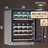 Винный шкаф Meyvel MV46PRO-KST2 двухзонный под столешницу