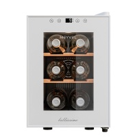 Винный шкаф Meyvel MV06-TWF1 термоэлектрический отдельностоящий белый