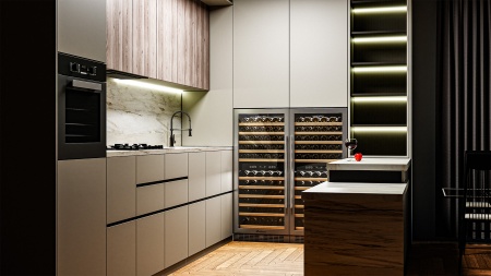 Винный шкаф Meyvel MV116-KST2 компрессорный двухзонный