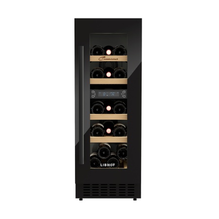 Винный шкаф Libhof Connoisseur CXD-16 Black встраиваемый под столешницу