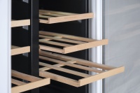 Винный шкаф Cellar Private CP042-2TW двухзонный под столешницу в белом корпусе