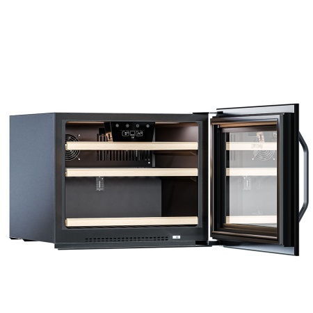 Винный шкаф Meyvel MV22-KSB1 встраиваемый в колонну