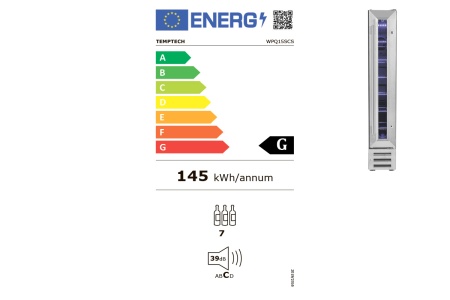 Винный шкаф Temptech WPQ15SCS