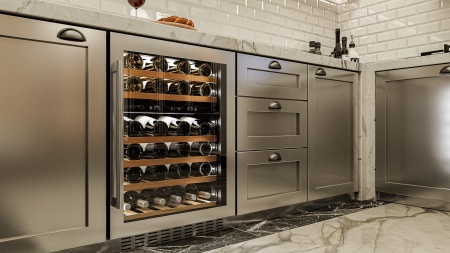 Винный шкаф Meyvel MV46PRO-KST2 двухзонный под столешницу