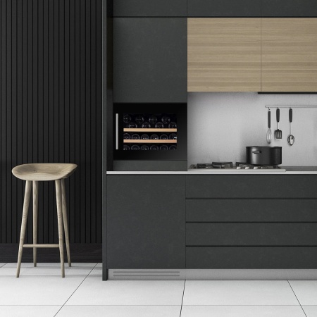 Винный шкаф Dunavox DAVS-18.46B в колонну