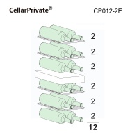 Винный шкаф Cellar Private CP012-2E термоэлектрический двухзонный