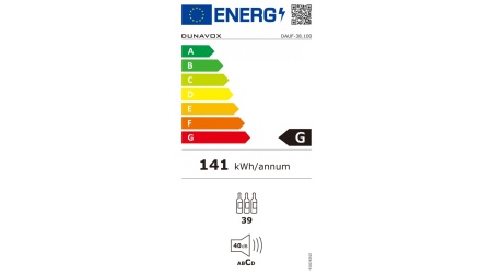 Винный шкаф Dunavox DAUF-38.100DB двухзонный под столешницу