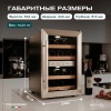 Термоэлектрический винный шкаф Meyvel MV12-SF2 двухзонный