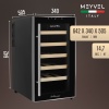 Винный шкаф Meyvel MV18-BF1 термоэлектрический отдельностоящий