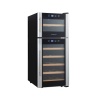 Винный шкаф Cavanova CV021-2TNS двухзонный термоэлектрический