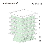 Винный шкаф CellarPrivate CP051-1T