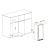 Винный шкаф Meyvel MV99PRO-KST2 компрессорный двухзонный