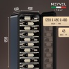 Винный шкаф Meyvel MV34-KBF1 компрессорный отдельностоящий