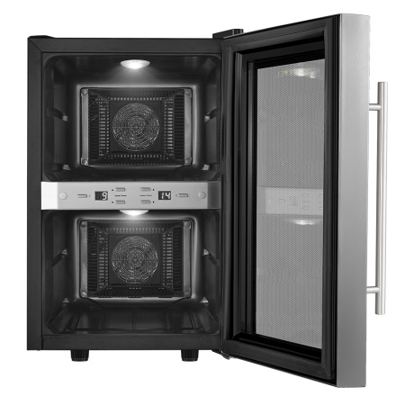 Термоэлектрический винный шкаф Meyvel MV12-SF2 двухзонный