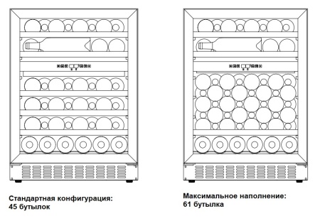 Винный шкаф Dometic E45FG Elegance (уценка)