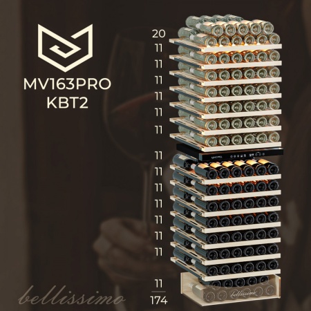 Винный шкаф Meyvel MV163PRO-KBT2