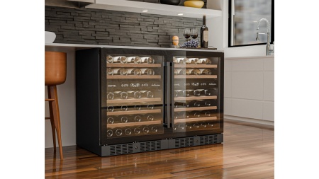 Винный шкаф Meyvel MV46-KBT2 двухзонный под столешницу