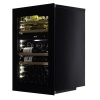 Винный шкаф Dunavox DAVG-49.116DB.TO двухзонный в колонну