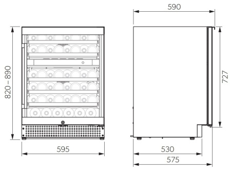 Винный шкаф Dometic D46B Design