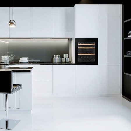 Винный шкаф  Dunavox DAVG-32.80DB.TO двухзонный в колонну