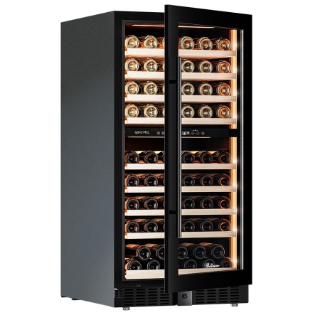 Винный шкаф Meyvel MV99PRO-KBT2 компрессорный двухзонный