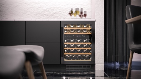 Винный шкаф Meyvel  MV46PRO-KBT2 двухзонный под столешницу
