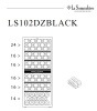 Двухзонный винный шкаф LaSommeliere LS102DZBLACK