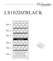 Двухзонный винный шкаф LaSommeliere LS102DZBLACK