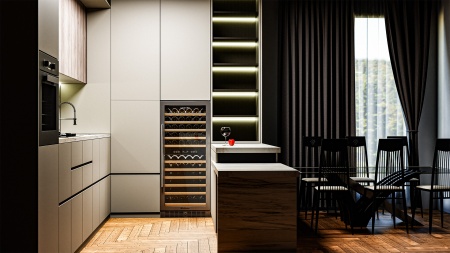 Винный шкаф Meyvel MV116-KST2 компрессорный двухзонный