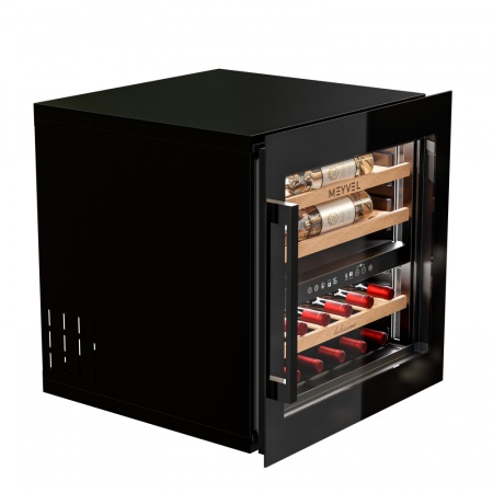 Винный шкаф MV26PRO-KBB2 двухзонный встраиваемый в колонну