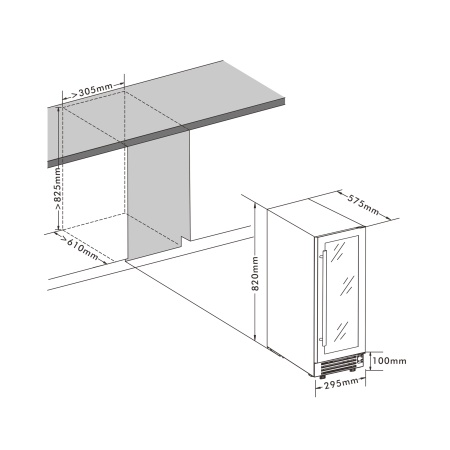 Винный шкаф Cellar Private CP020-1T