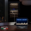 Винный шкаф Meyvel MV42-KBB2 двухзонный встраиваемый в колонну
