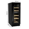 Винный шкаф Libhof Connoisseur CXD-16 Black встраиваемый под столешницу