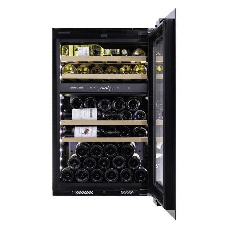 Винный шкаф Dunavox DAVG-49.116DB.TO двухзонный в колонну