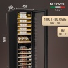 Винный шкаф Meyvel MV106-KBT2 (Slim)