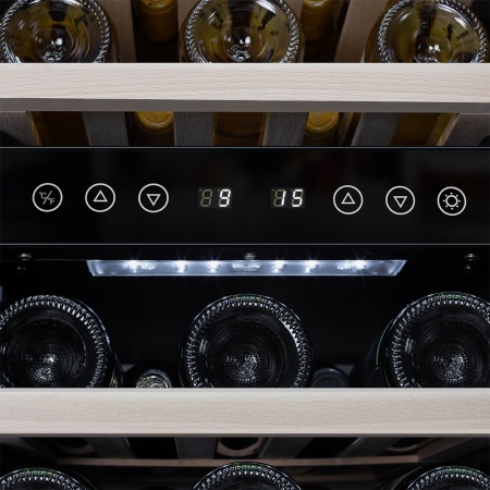 Винный шкаф Meyvel MV53-KBF2 двухзонный отдельностоящий