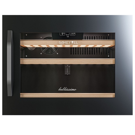 Винный шкаф Meyvel MV22-KBB1 встраиваемый в колонну