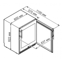 Винный шкаф Liebherr WTes 1672 Vinidor
