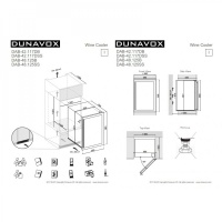 Винный шкаф Dunavox DAB-42.117DSS