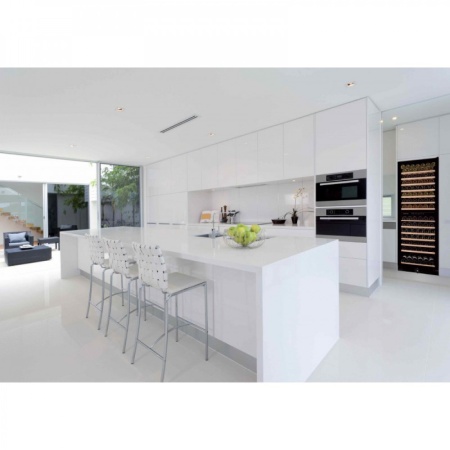 Винный шкаф Dunavox DX-166.428DBK  компрессорный двухзонный на 166 бут