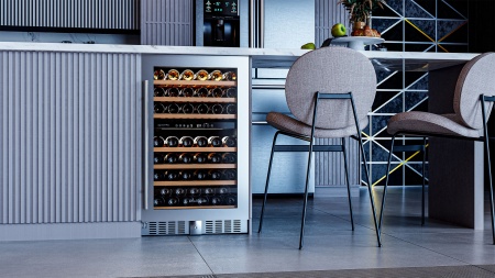 Винный шкаф Meyvel MV77PRO-KST2 компрессорный двухзонный