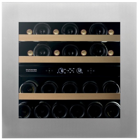 Винный шкаф  Dunavox DVH-25.65DSS.TO встраиваемый в колонну