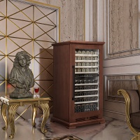 Винный шкаф в деревянном корпусе Meyvel MV99PRO-KBT2 цвет орех