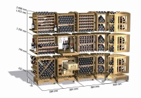 Стеллаж для хранения вина Eurocave Modulotheque (комплект)