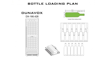 Винный шкаф Dunavox DX-166.428SDSK