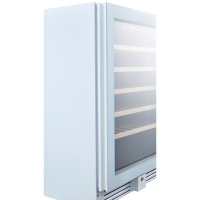 Винный шкаф Cellar Private CP051-1TWH белый со скрытой ручкой под столешницу